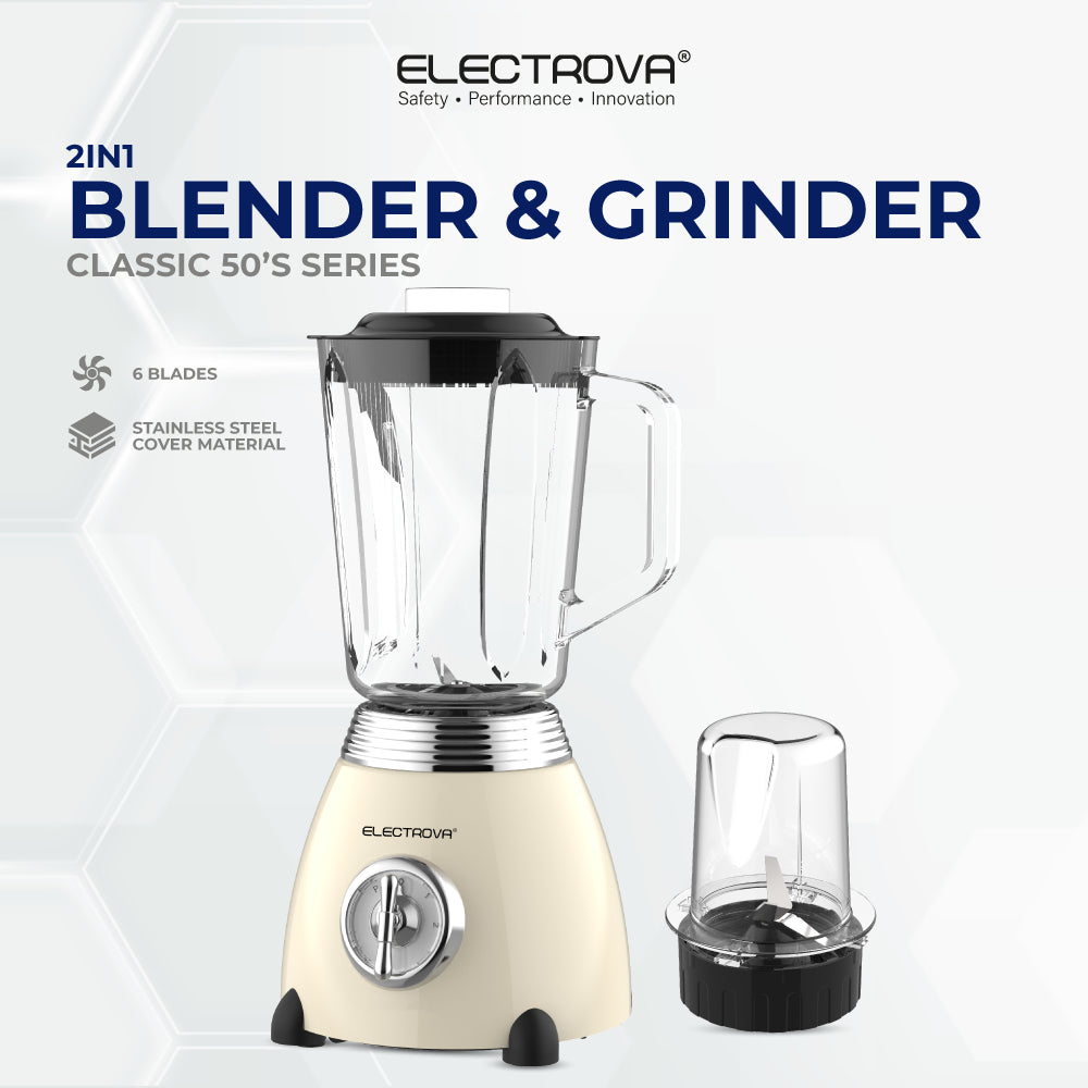 Electrova Classic 50's Series 2 in 1 Blender & Grinder Hagan Weise