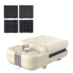 Open image in slideshow, Electrova Classic 50&#39;s Series Waffle Maker with Timer- 4 Plate
